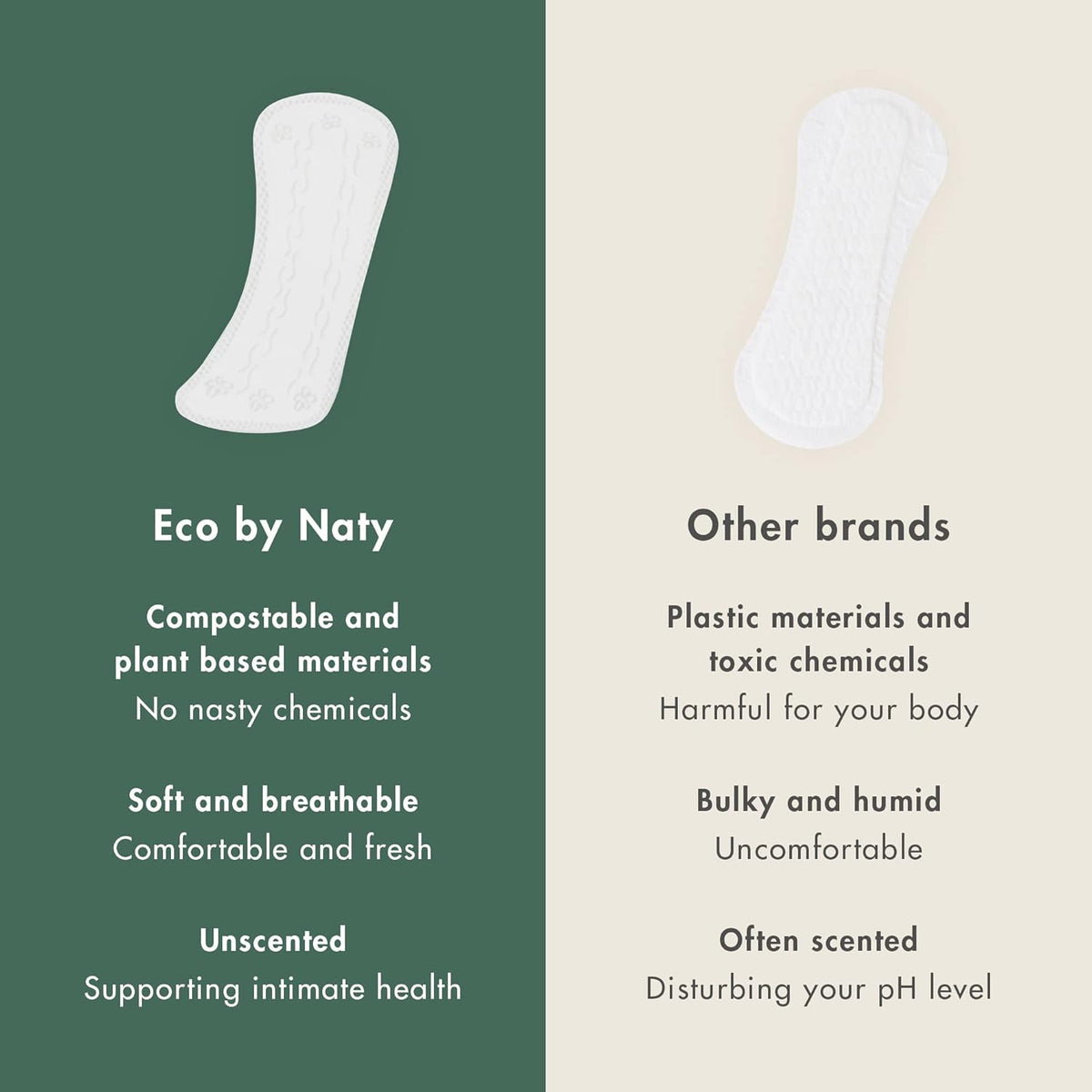 Naty Panty Liners Organic 32 pieces