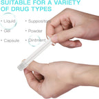 SUPVOX 20 Pieces Disposable Lubricant Applicator Injector Syringe for Vaginal