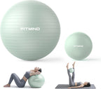 Exercise Balls Set 22-30 Inch & 9 Inch, Small Pilates Ball with Pump, Pregnancy Ball for Women, Yoga Balls for Exercise, Small Exercise Ball for Between Knees, Stability, Physio