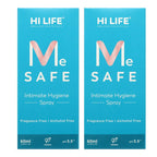Hi Life Intimate Wash & Intimate Hygiene Spray Combo | Vaginal Wash with Anti-Fungal & Anti-Bacterial Properties | Prevents Itching, Irritation, Dryness, Odor & Rashes | 60ml (Pack of 2)