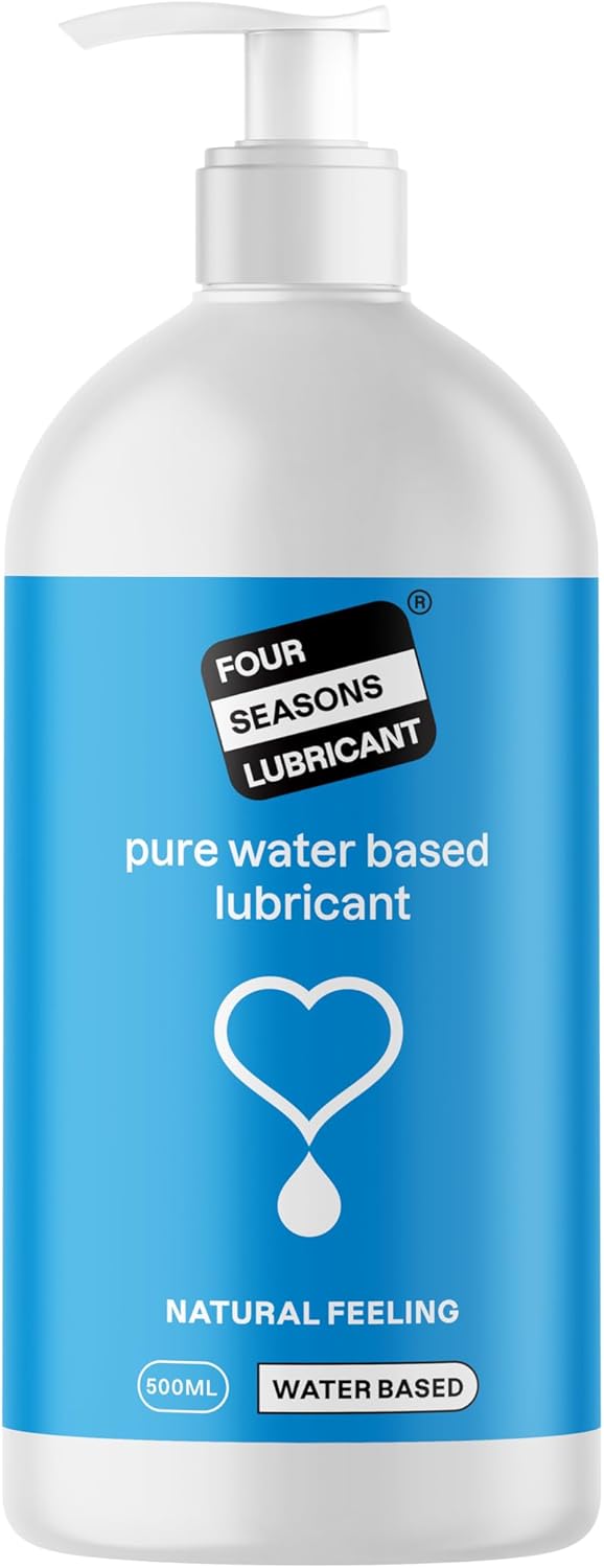 Four Seasons Pure Water Based Lubricant, 500 milliliters
