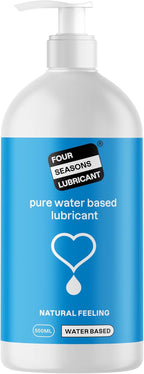 Four Seasons Pure Water Based Lubricant, 500 milliliters