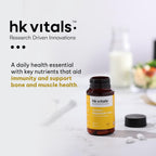 hk vitals Calcium Magnesium & Zinc (60 Tablets) | With Vitamin D3, Calcium Supplement for Women and Men | For Bone Health & Joint Support