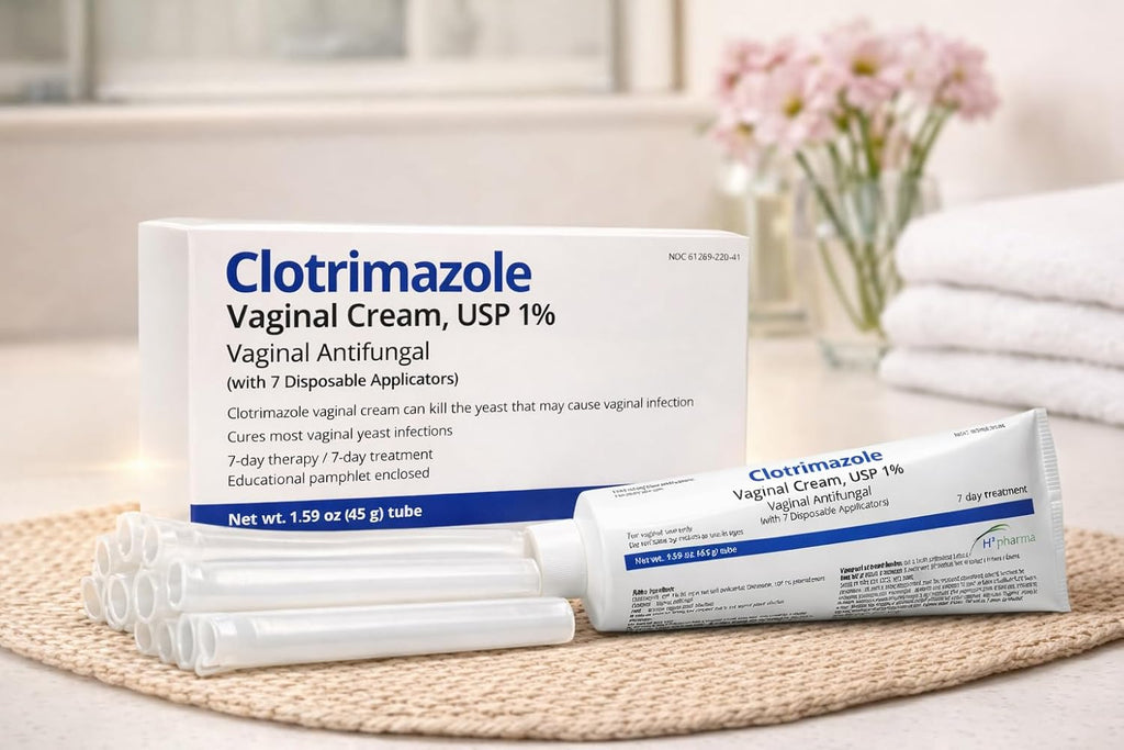 Clotrimazole Vaginal USP 1% Cream - 45 Gm
