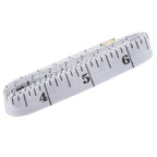 GDMINLO Soft Tape Measure Double Scale Body Sewing Flexible Tailor Craft Vinyl Ruler for Weight Loss Medical Body Measurement, Has Centimetre Scale on Reverse Side 60-inch（White）