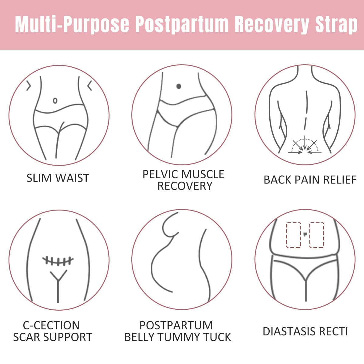 DOLTAS 3 Support and Compression Garments Postpartum