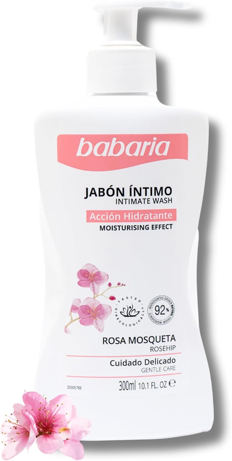 Babaria - Rosehip and Lactic Acid Intimate Gel | Intimate Women's Soap | Intimate Moisturizing Gel | Intimate Women's Soap | PH Intimate