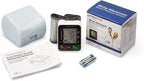 PARAMED Automatic Wrist Blood Pressure Monitor: Blood-Pressure Kit of Bp Cuff + 2AAA and Carrying case - Irregular Heartbeat Detector & 90 Readings Memory Function & Large Display