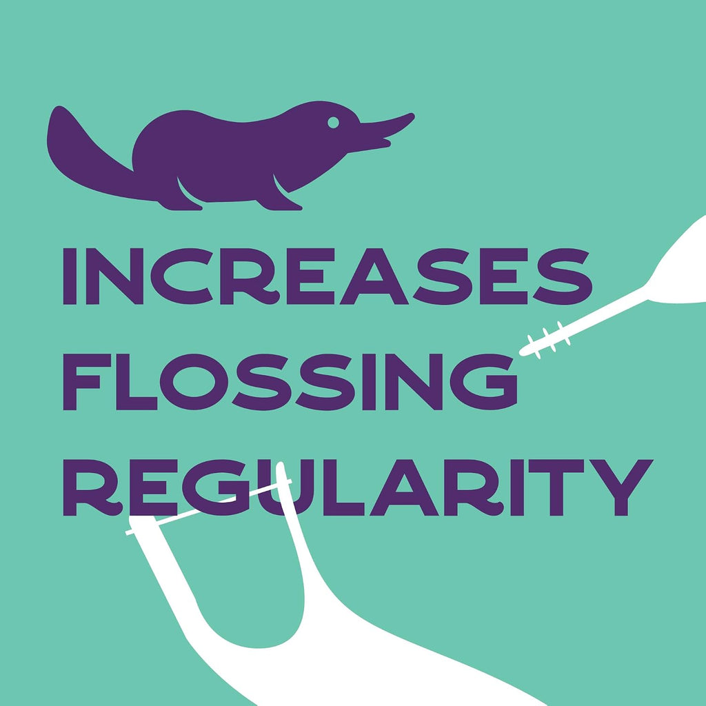 Platypus Orthodontic Flossers for Braces, 40 Count (Pack of 2)