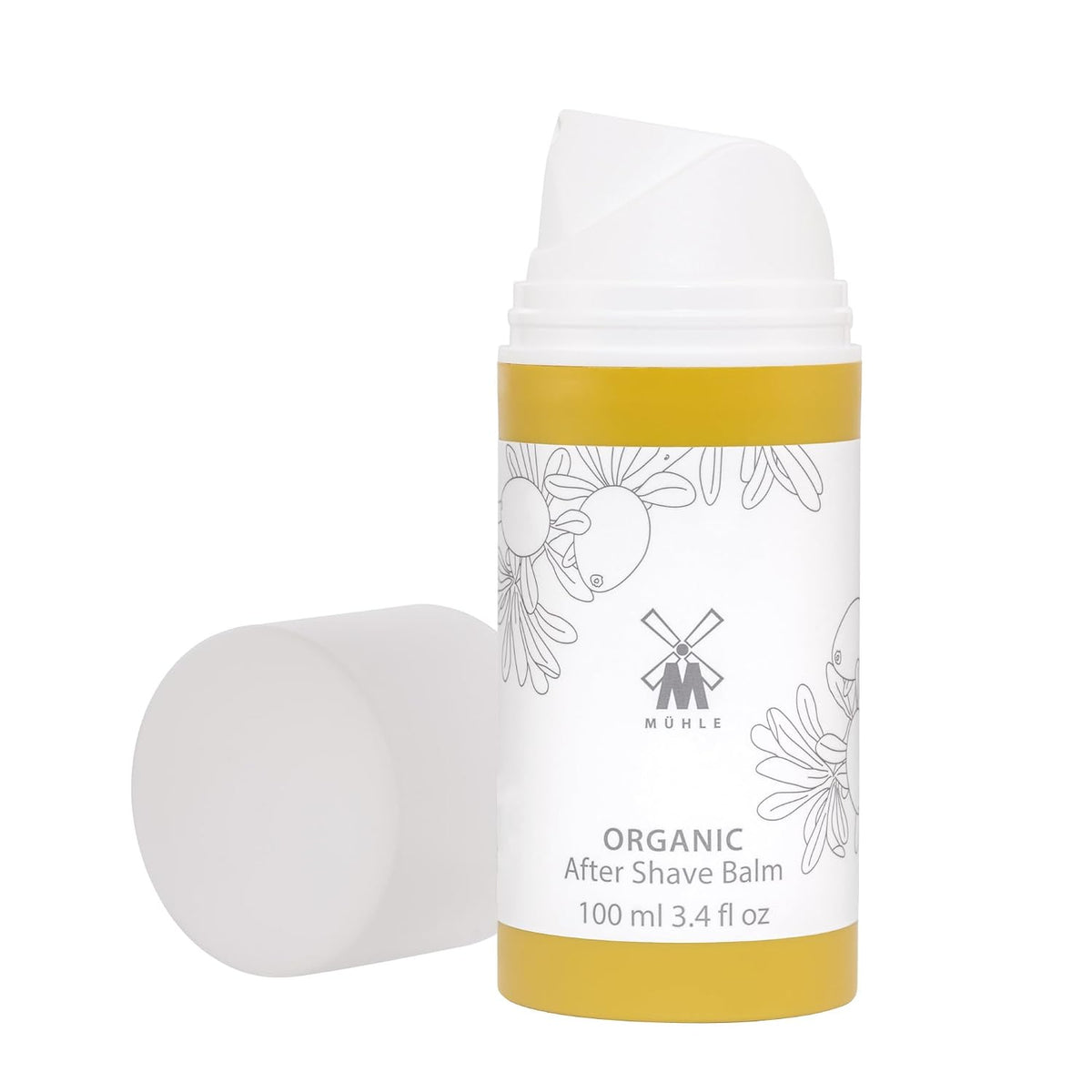 MÜHLE Organic Shaving Essentials Bundle – Includes Organic Shaving Cream (75ml) and Organic Aftershave Balm (100ml) | 100% Vegan, BDIH Certified, Natural Shaving Care with Argan Oil