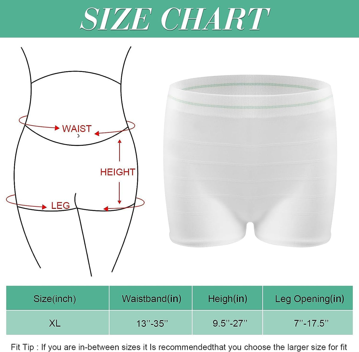 NALACAL Disposable Underwear Disposable Postpartum 8 pieces