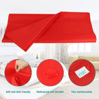 YHK Tubular Slide Sheet for Patient Transfer, Washable Reusable Flat Slide Sheet, Safetysure Transfer Slide for Moving Bedridden Patients, Slides for Cars, Hospital Bed, Home Care (28.3" x 47.2")