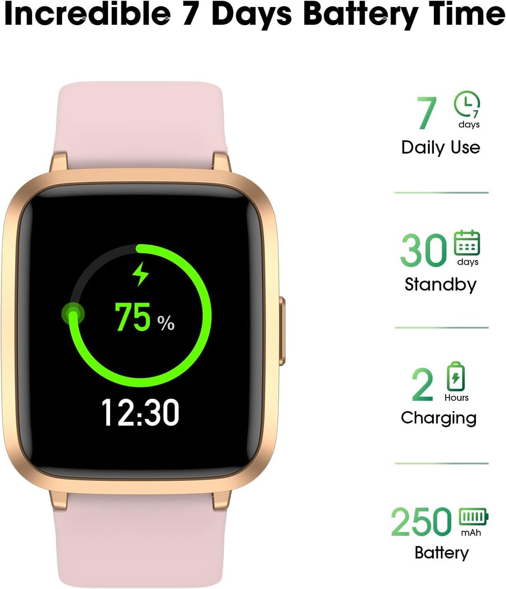 Fitness Tracker Watch with Heart Rate, Activity Tracker, Pedometer Watch