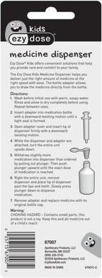 Ezy Dose Kids Oral Syringe & Medicine Dispenser, 10 mL 2 TSP, BPA-Free