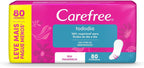 Carefree Panty Liners Fragrance-Free 80 pieces