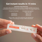 iHealth COVID-19 Antigen Rapid Home Test, 2 Tests, FDA Authorized OTC | at-Home Self Test, Results in 15 Minutes with Non-invasive Nasal Swab, Easy to Use & No Discomfort, for ages 2 and up