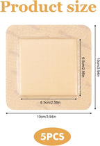 KASTWAVE 5 Gauze and Wound Dressings Silicone High Absorbency 5 pieces 10 cm