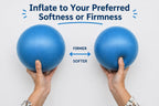 CIZEBO 6" or 8" Pilates Ball, Small Exercise Ball and Air Pump Yoga Core