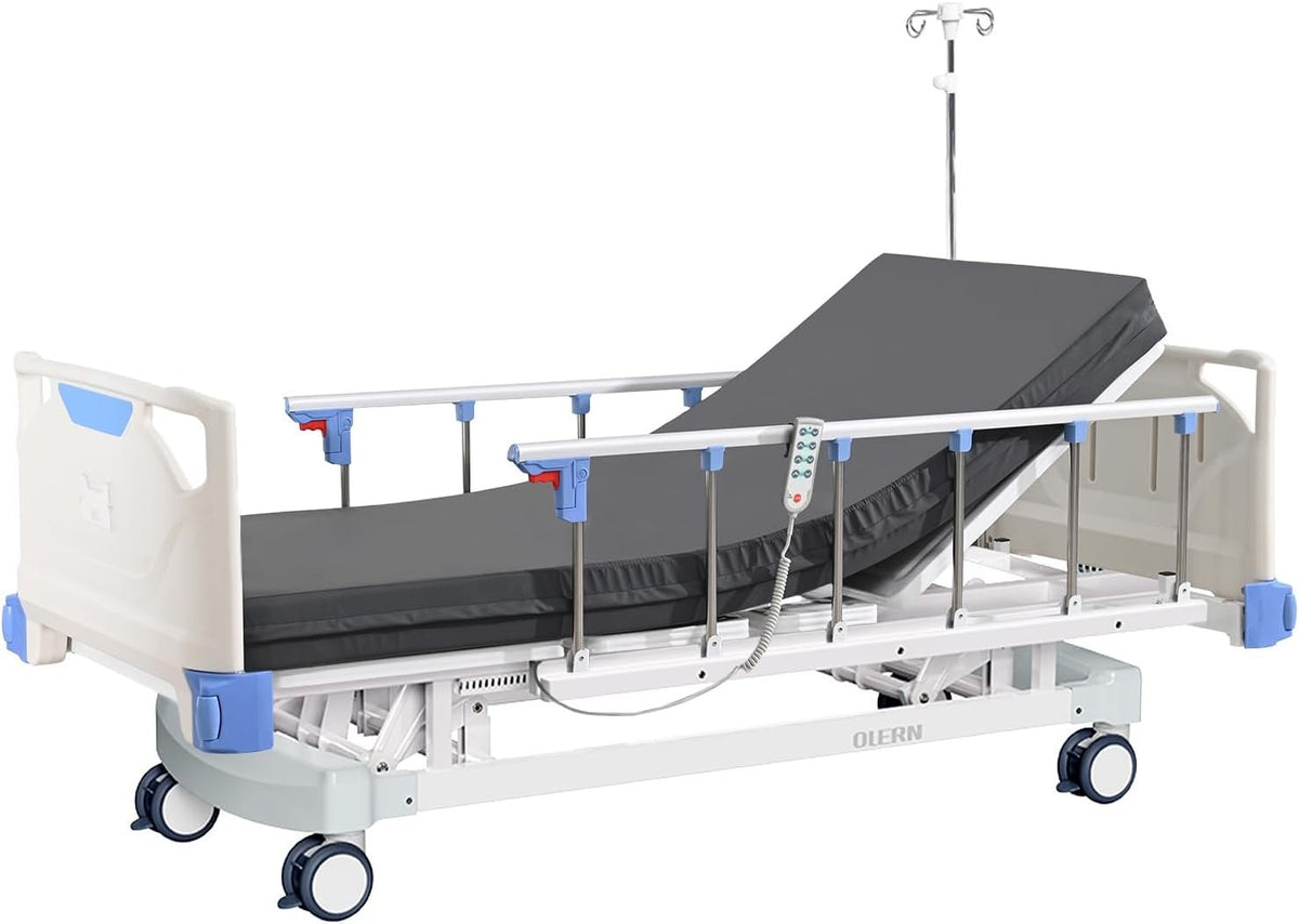 Premium 3 Function Full Electric Hospital Bed,Adjustable Medical Bed