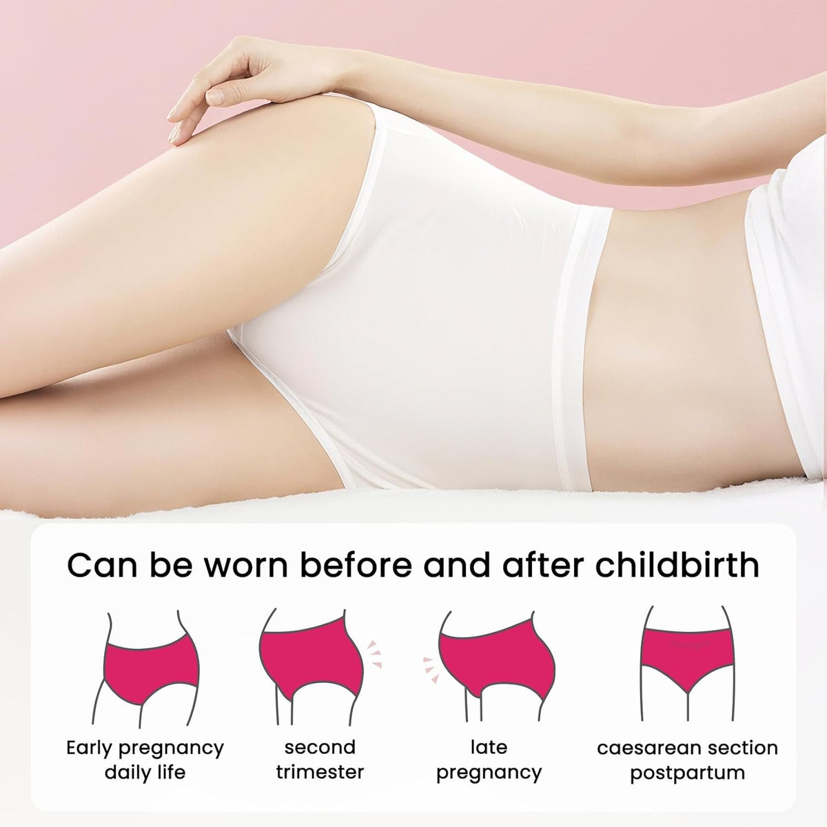 THMINS 10 Disposable Underwear Disposable Postpartum 10 pieces