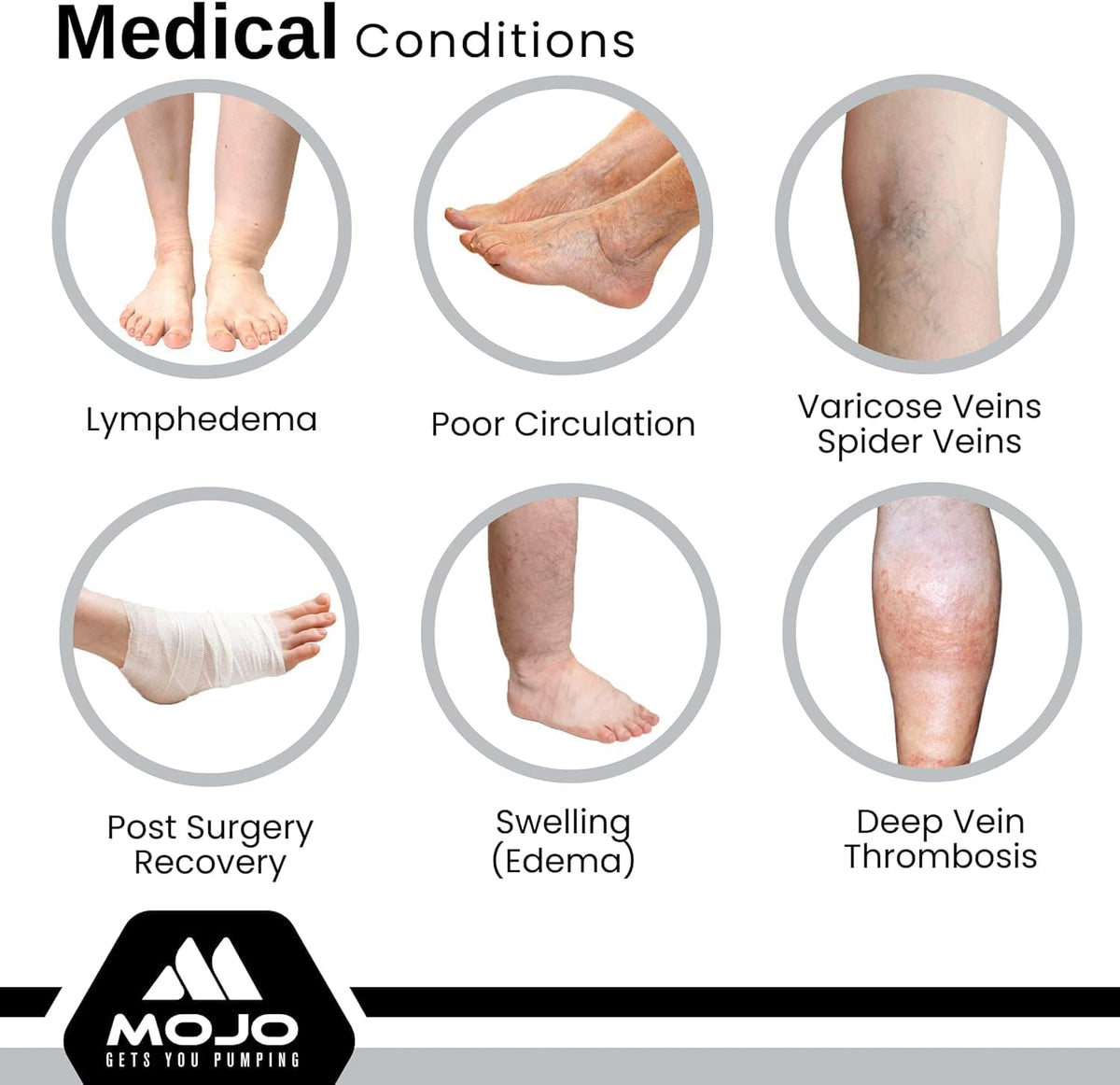 Meias Support and Compression Garments 30 mm