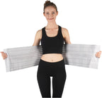 Soles Compression Abdominal Binder | Post-Surgical and Postpartum Support | Adjustable Belly Wrap Supports Muscle & Skeletal Stability | Unisex | One Size Fits All