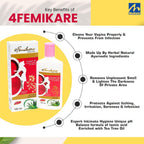 4Femikare Vaginal Wash – 100 mL | pH-Balanced Intimate Hygiene for Women | Helps Reduce Itching, Irritation & Dryness | Soap-Free, Paraben/SLS-Free | Gentle Daily Use, All Skin Types