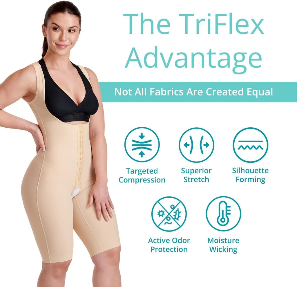 MARENA FCBHRS Female Curves Bodysuit - Short Length - Tummy Control Post Surgery Compression Garment