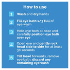 Optrex Multiaction Eye Wash with Eye Bath x 300ml