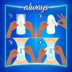 Always Sanitary Pads With Wings 32 pieces
