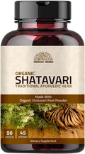 Shatavari Capsules 1000mg Breastfeeding Lactation Supplement for Women, Supports Hormone Balance for Women, Ayurvedic Herb for Vata & Pitta, Female Vitality & Rejuvenation (90 Capsules)