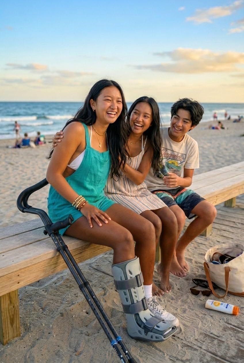 in-Motion Pro Underarm Crutches for Adults, Spring Assist, Foldable | Fits 4'8"-5'9". Foldable; spring-assist shock absorption; ergonomic grips; articulating tips; charcoal; lightweight