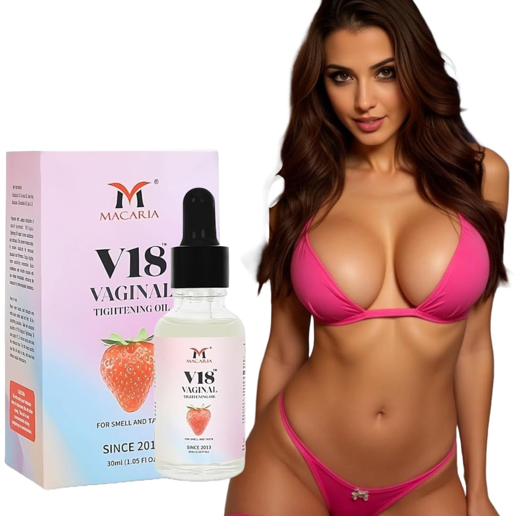 MACARIA V18 Vaginal Tightening Cream, Tightening Gel for Pussy Yoni, Narrows Vaginal Walls Improves Vagina Health, Enhances Intimate Sensitivity Restoring Self-Confidence