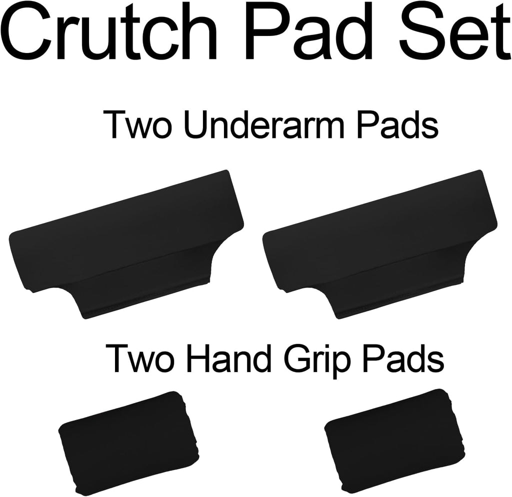 Crutches Padding Comfy Crutch Pads for Armpits and Hand Grips | Crutches Accessories Crutch Pads Crutch Cushions Strong Cushioning Soft Pads For Crutches Machine Washable Moisture Wicking