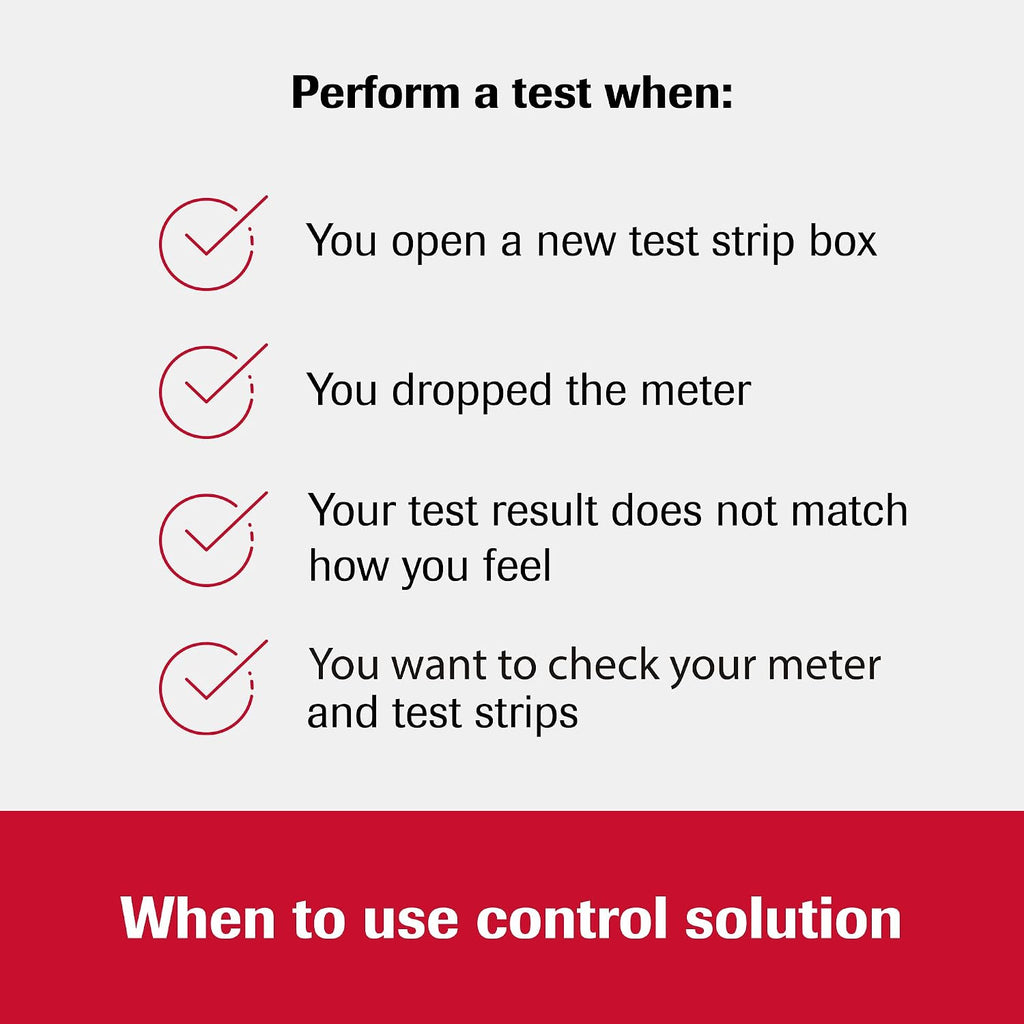 Accu-Chek Guide Diabetes Control Solution | Level 1 & 2, For Guide and Guide Me Test Meters, Diabetic Blood Glucose Monitoring