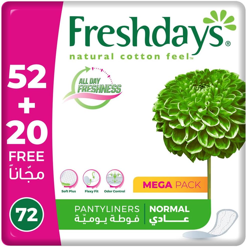 Freshdays Panty Liners 72 pads