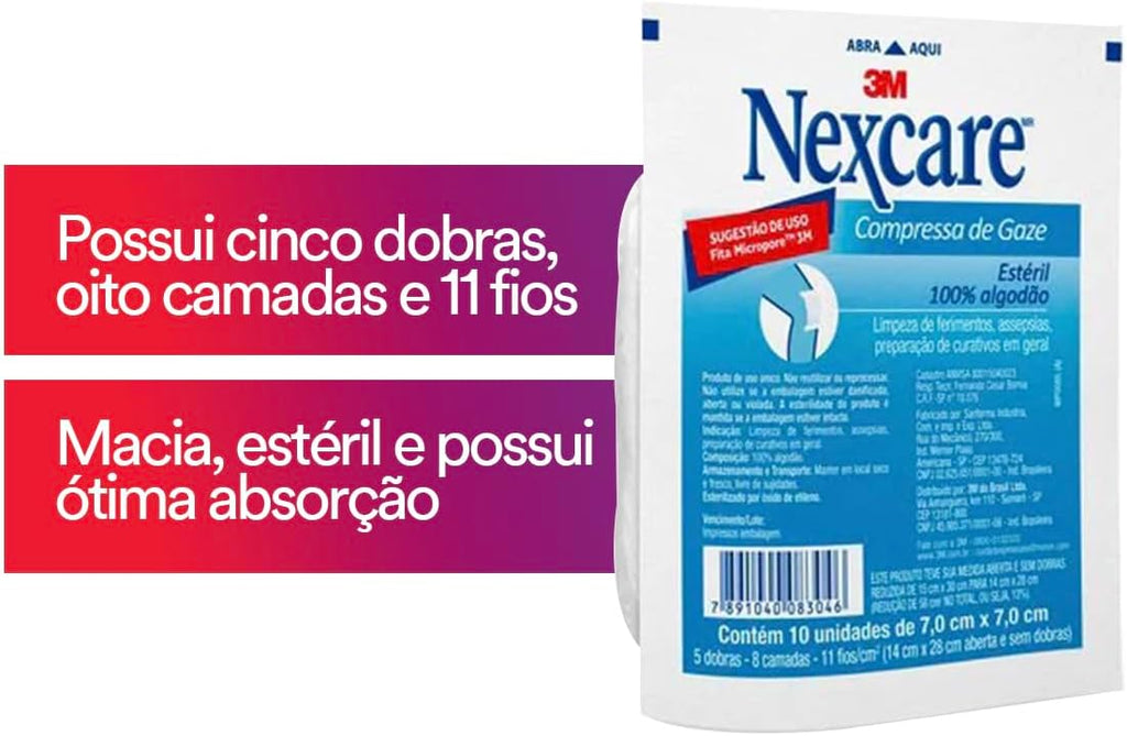 Nexcare Medical Supplies Sterile 7.5cm 5 pieces
