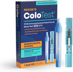 Reese's ColoTest, FIT Immunochemical Home Fecal Occult Blood Test Kit, 1 Ct | Easy to Use Colon Health Screening, Detects Hidden Blood in Stool, 1-Minute Results, 98.8% Accurate