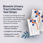 Biowick UTI Home Test Kit | 3 Urine Test Strips | Early UTI Detection at Home | Clinically Tested | Tests Leukocytes & Nitrites | Hygienic & Accurate | Self-Testing Kit | Ideal for Women & Seniors
