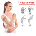 Lymphedema Arm Sleeve (Single) - Compression Stocking Recommended by Doctors, For Post-Mastecomy & Lymphoedema of Hand and Arm, Extra-Firm Graduated Compression (For Women & Men)