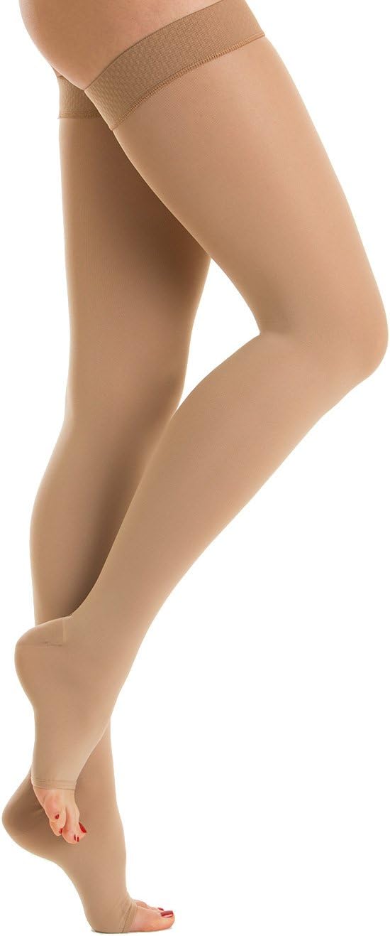 Relaxsan M1170A Self Adhesive Open Toe Compression Class 1 Tights - K1 Microfiber
