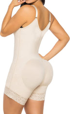 YIANNA Fajas Colombianas Shapewear for Women Postpartum Tummy Control Body Shaper Butt Lifter Bodysuit