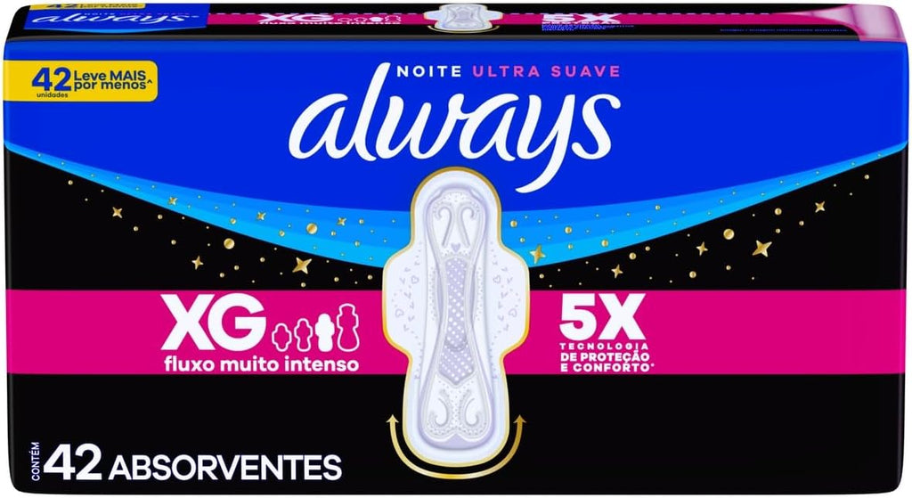 Always Sanitary Pads 42 pieces