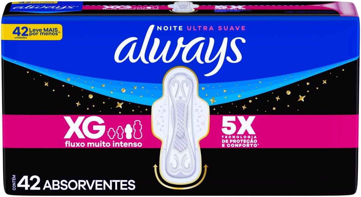 Always Sanitary Pads 42 pieces