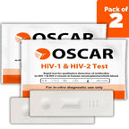 Oscar HIV1 & HIV2 Rapid Home Self-Test Kit (Pack of 2)