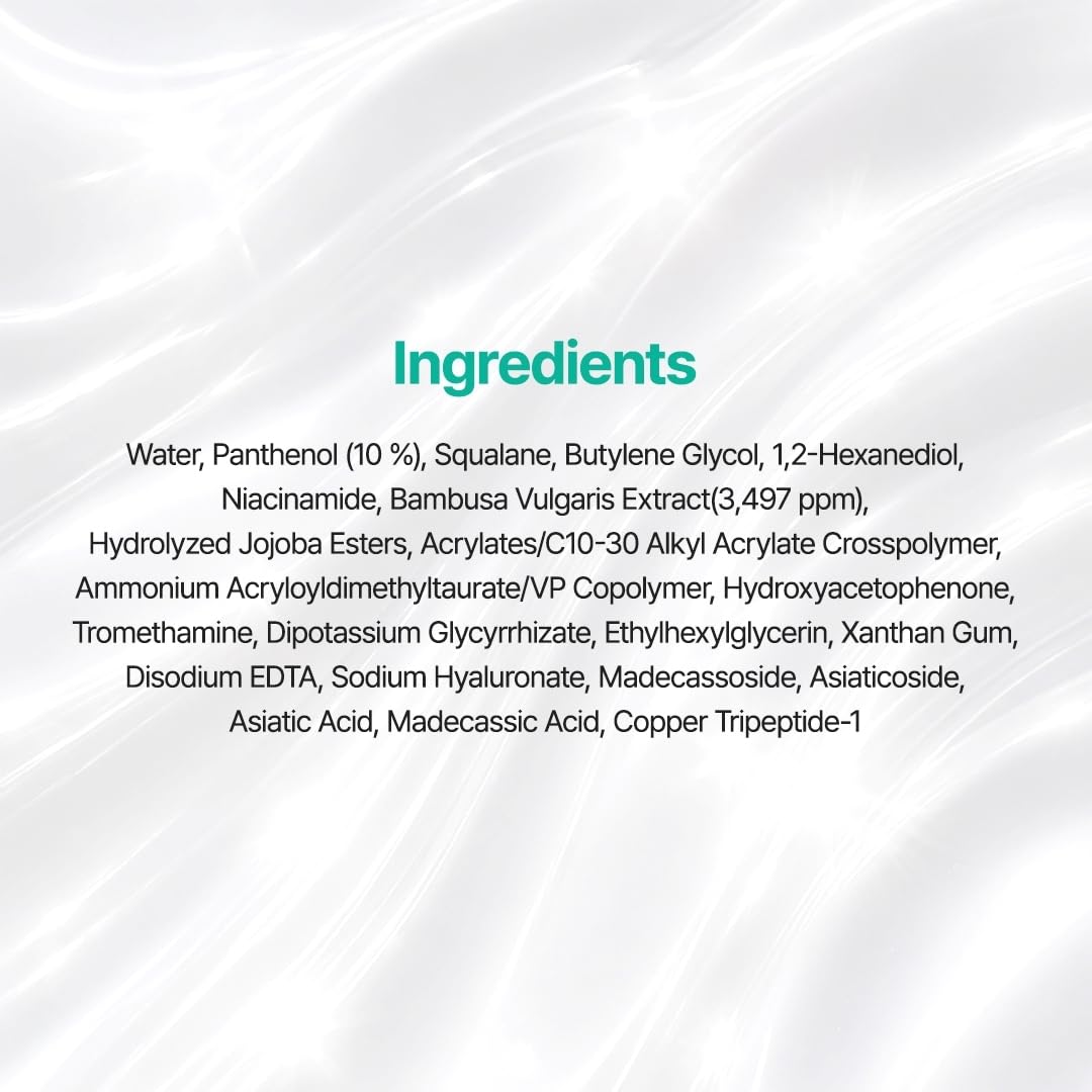 PURITO Panthenol 10% Cream | Korean Skin Barrier Repair & Glow Boost