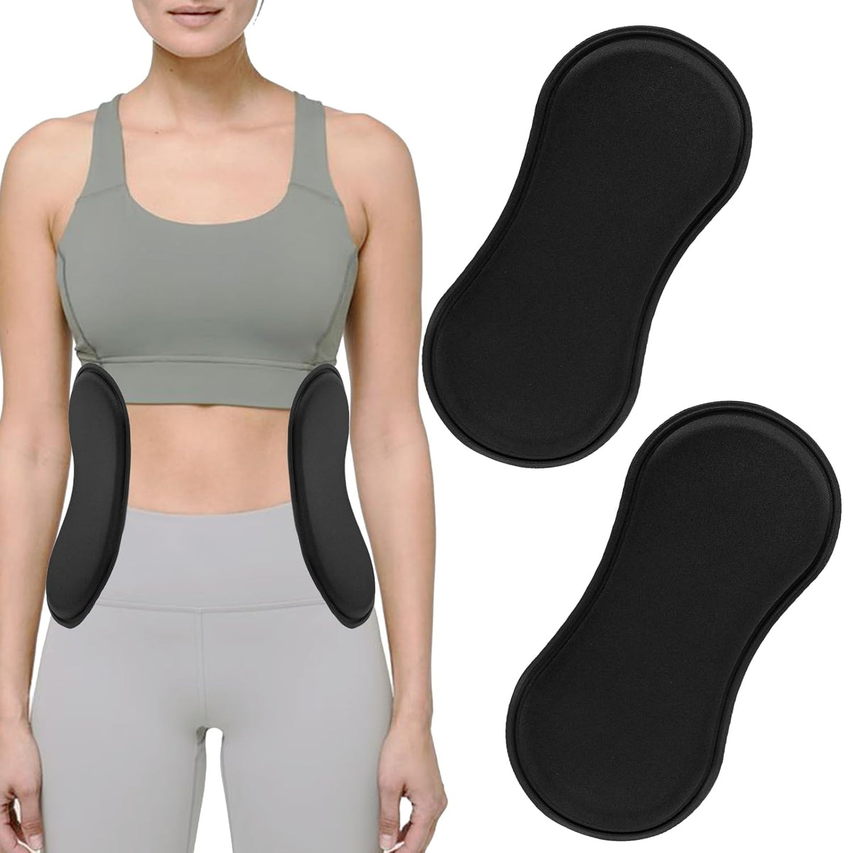 2 PCS Abdominal Compression Table, Postoperative Foam Pads For Liposuction, Abdominal Board Post Liposuction, Side Tables For Surgery Recovery And Liposuction