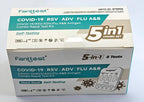 Fanttest 5-in-1 Combo RAT Test - ADV Virus - RSV - Influenza Flu A/B - COVID-19 Rapid Antigen Test Kit - Nasal Swab (5 pack)