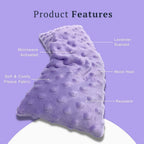 Mumu Wraps Heating Pad Microwavable - Lavender Scented Microwave Heating Pad for Pain Relief, Cramps, Muscle Ache, Joints, Neck, Shoulder, Back Pain, Warm Compress Moist Heat Pack (Lavender)
