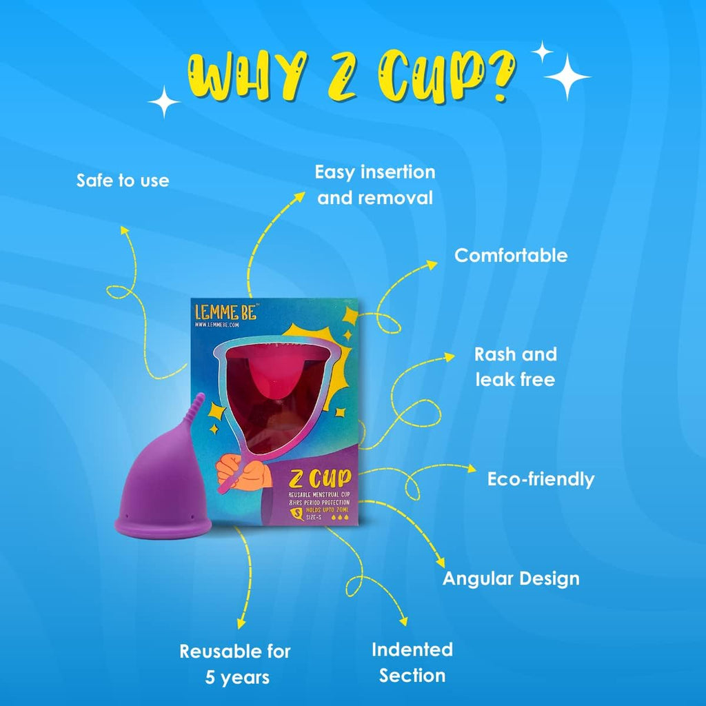Lemme Be Z Menstrual Cups and Discs Reusable 20 ml